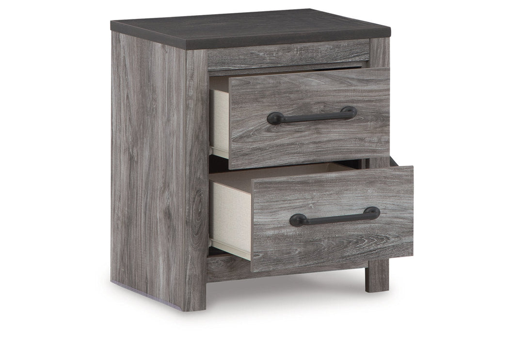 Bronyan Dark Gray Nightstand - B1290-92 - Vega Furniture