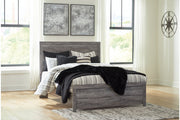 Bronyan Dark Gray Queen Panel Bed - SET | B1290-71 | B1290-98 - Vega Furniture