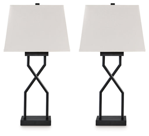 Brookthrone Black Table Lamp, Set of 2 - L204514 - Vega Furniture