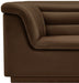 Brown Cascade Velvet Fabric Chair - 192Brown-C - Vega Furniture