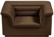 Brown Cascade Velvet Fabric Chair - 192Brown-C - Vega Furniture