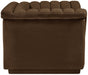 Brown Cascade Velvet Fabric Chair - 192Brown-C - Vega Furniture