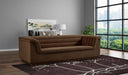 Brown Cascade Velvet Fabric Sofa - 192Brown-S - Vega Furniture