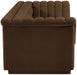 Brown Cascade Velvet Fabric Sofa - 192Brown-S - Vega Furniture