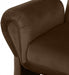 Brown Fleurette Velvet Accent Chair - 409Brown - Vega Furniture