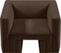 Brown Henson Velvet Chair - 665Brown-C - Vega Furniture