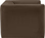 Brown Henson Velvet Chair - 665Brown-C - Vega Furniture