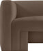 Brown Henson Velvet Loveseat - 665Brown-L - Vega Furniture