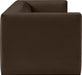 Brown Henson Velvet Sofa - 665Brown-S - Vega Furniture