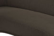 Brown Hyde Boucle Fabric Loveseat - 693Brown-L - Vega Furniture