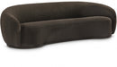 Brown Hyde Boucle Fabric Sofa - 693Brown-S - Vega Furniture