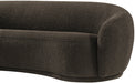 Brown Hyde Boucle Fabric Sofa - 693Brown-S - Vega Furniture