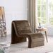 Brown Ivy Velvet Accent Chair - 403Brown - Vega Furniture