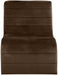 Brown Ivy Velvet Accent Chair - 403Brown - Vega Furniture