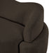 Brown Principessa Boucle Fabric Sofa - 108Brown-S - Vega Furniture