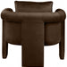 Brown Sloan Velvet Accent Chair - 424Brown - Vega Furniture