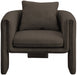 Brown Stylus Boucle Accent Chair - 425Brown - Vega Furniture