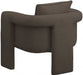 Brown Stylus Boucle Accent Chair - 425Brown - Vega Furniture