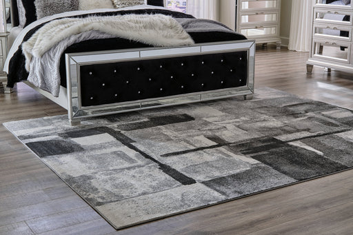 Brycebourne Black/Cream/Gray Medium Rug - R404982 - Vega Furniture