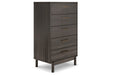 Brymont Dark Gray Chest of Drawers - EB1011-245 - Vega Furniture