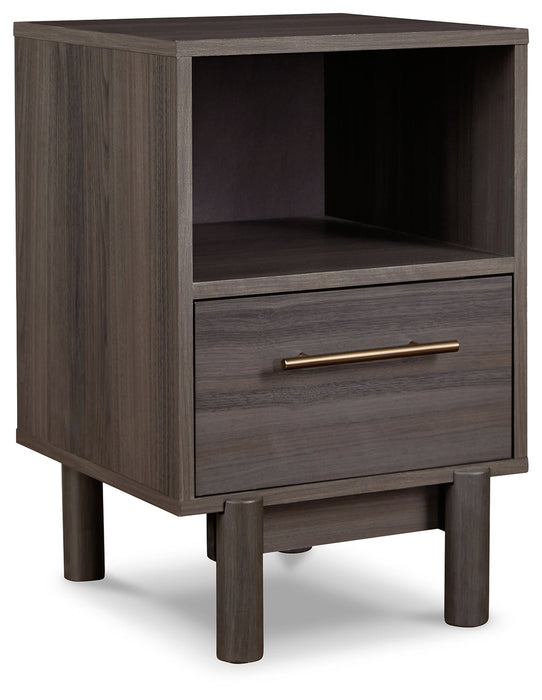 Brymont Dark Gray Nightstand - EB1011-291 - Vega Furniture