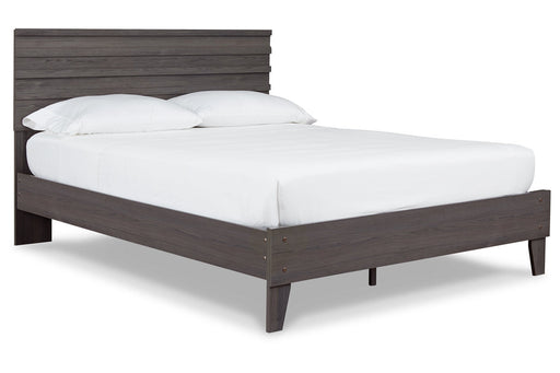 Brymont Dark Gray Queen Panel Platform Bed - SET | EB1011-113 | EB1011-157 - Vega Furniture