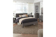 Brymont Dark Gray Queen Panel Platform Bed - SET | EB1011-113 | EB1011-157 - Vega Furniture