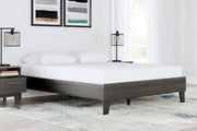 Brymont Dark Gray Queen Platform Bed - EB1011-113 - Vega Furniture