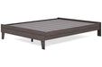 Brymont Dark Gray Queen Platform Bed - EB1011-113 - Vega Furniture