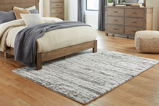 Bryna Ivory/Gray Medium Rug - R404852 - Vega Furniture