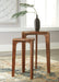 Brynnleigh Medium Brown Accent Table (Set of 2) - A4000607 - Vega Furniture