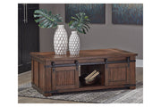Budmore Brown Coffee Table - T372-1 - Vega Furniture