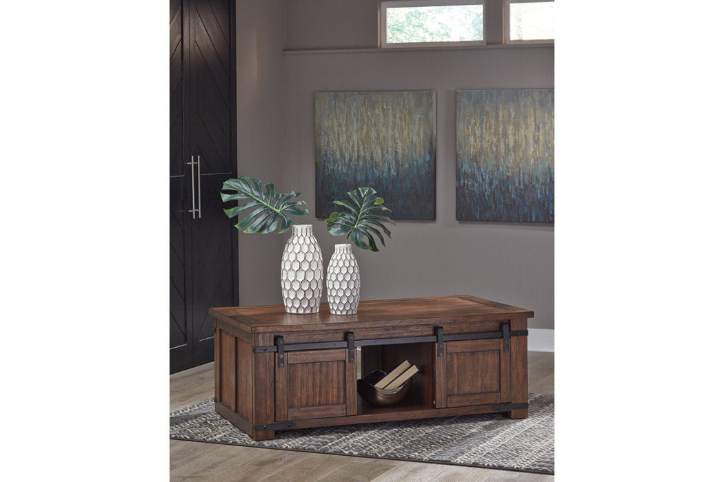 Budmore Brown Coffee Table - T372-1 - Vega Furniture