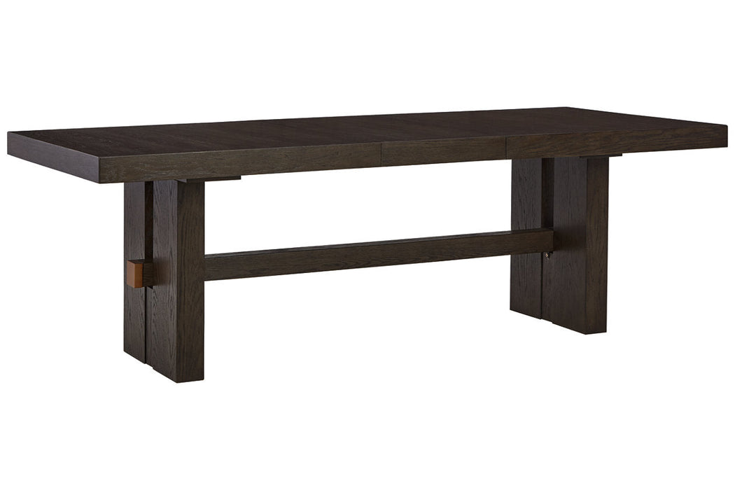 Burkhaus Dark Brown Dining Extension Table - D984-45 - Vega Furniture