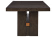 Burkhaus Dark Brown Dining Extension Table - D984-45 - Vega Furniture