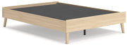 Cabinella Tan Full Platform Bed - EB2444-112 - Vega Furniture