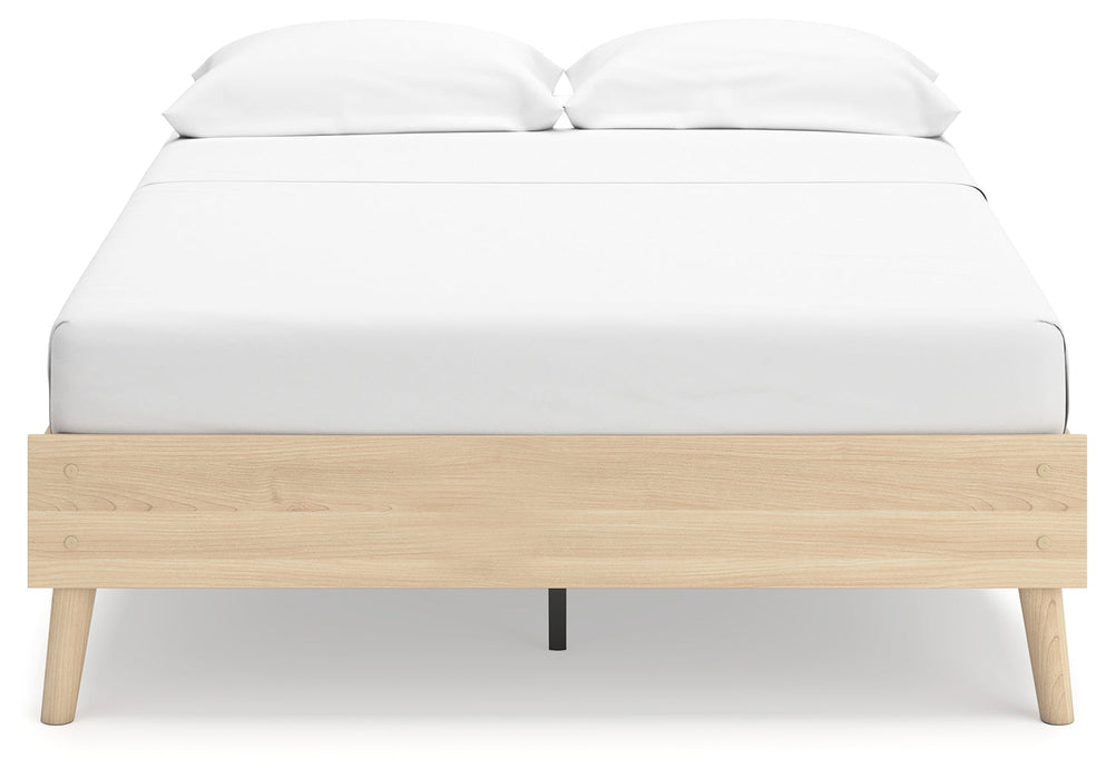 Cabinella Tan Full Platform Bed - EB2444-112 - Vega Furniture