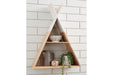 Cadel White/Natural Wall Shelf - A8010201 - Vega Furniture