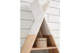 Cadel White/Natural Wall Shelf - A8010201 - Vega Furniture