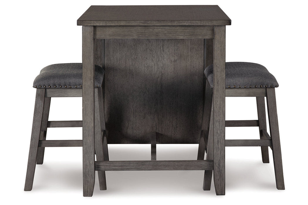Caitbrook Gray 3-Piece Counter Height Set - D388-113 - Vega Furniture