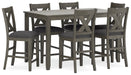 Caitbrook Gray 7-Piece Counter Height Set - D388-423 - Vega Furniture