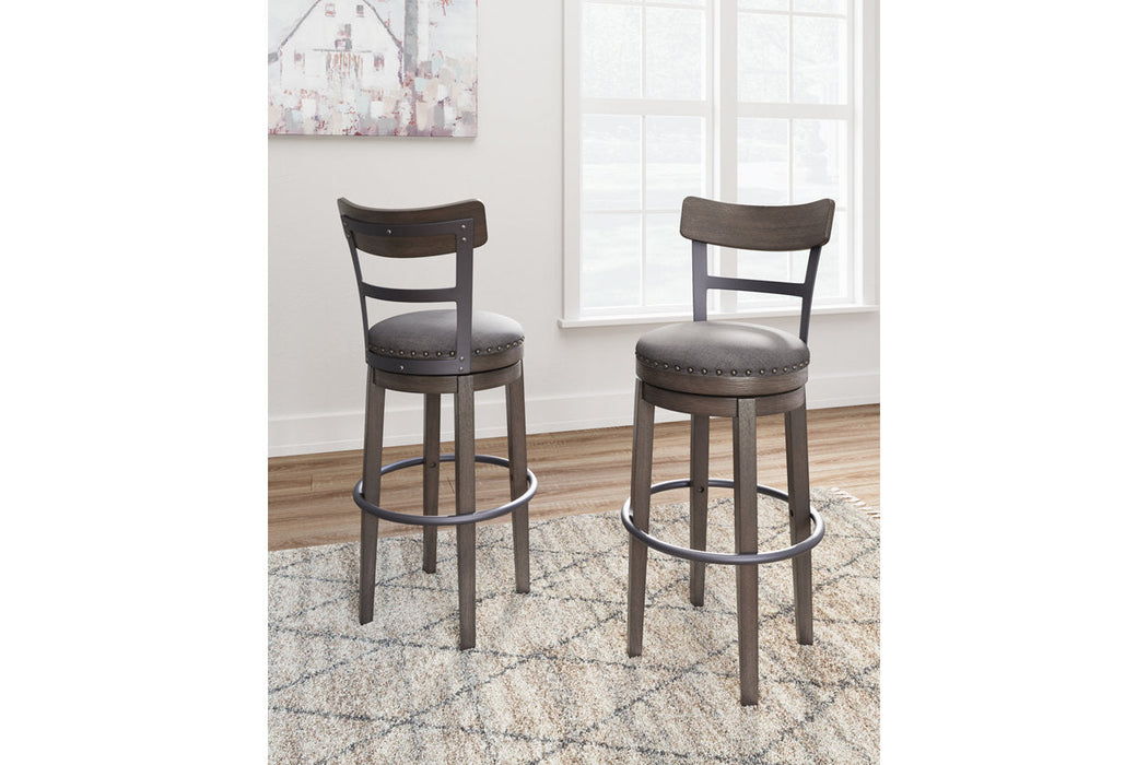 Caitbrook Gray Bar Height Barstool - D388-230 - Vega Furniture