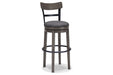 Caitbrook Gray Bar Height Barstool - D388-230 - Vega Furniture