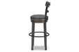 Caitbrook Gray Bar Height Barstool - D388-230 - Vega Furniture