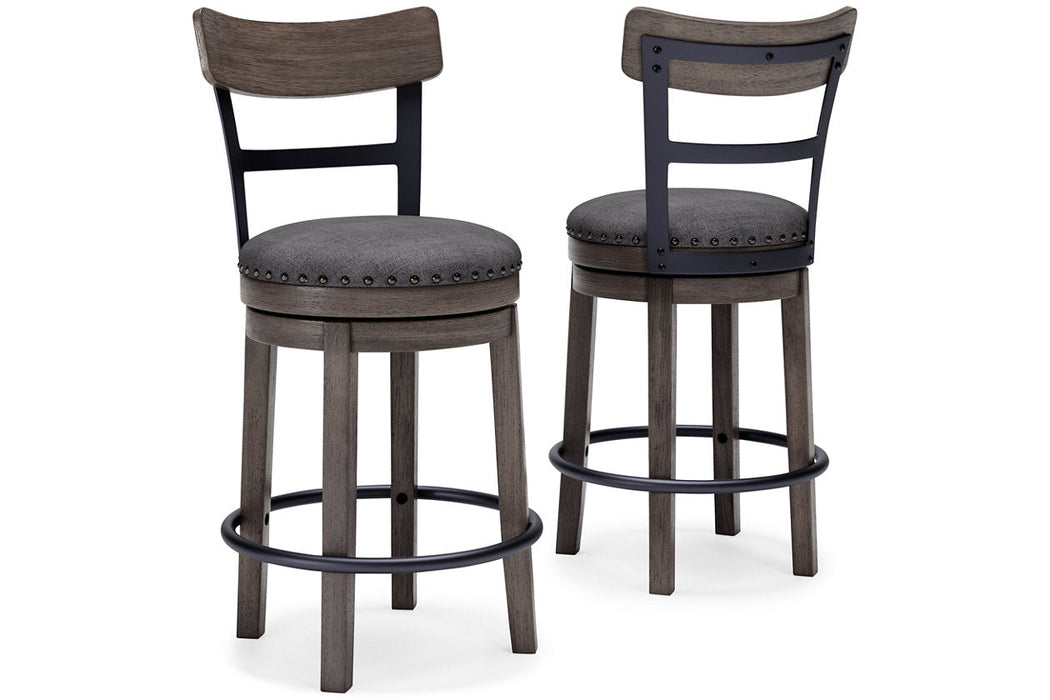 Caitbrook Gray Counter Height Barstool - D388-224 - Vega Furniture