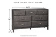 Caitbrook Gray Dresser - B476-31 - Vega Furniture