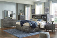 Caitbrook Gray King Storage Bed with 8 Drawers - SET | B476-66 | B476-69 | B476-99 - Vega Furniture