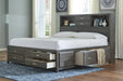 Caitbrook Gray Queen Storage Bed with 8 Drawers - SET | B476-64 | B476-65 | B476-98 - Vega Furniture