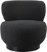 Calais Black Boucle Fabric Accent Chair - 557Black - Vega Furniture