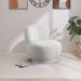 Calais Cream Boucle Fabric Accent Chair - 558Cream - Vega Furniture